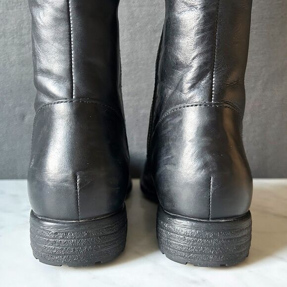 Born North Black Leather Knee High Riding Boots in Box - Women's Size 8.5 - Picture 8 of 15